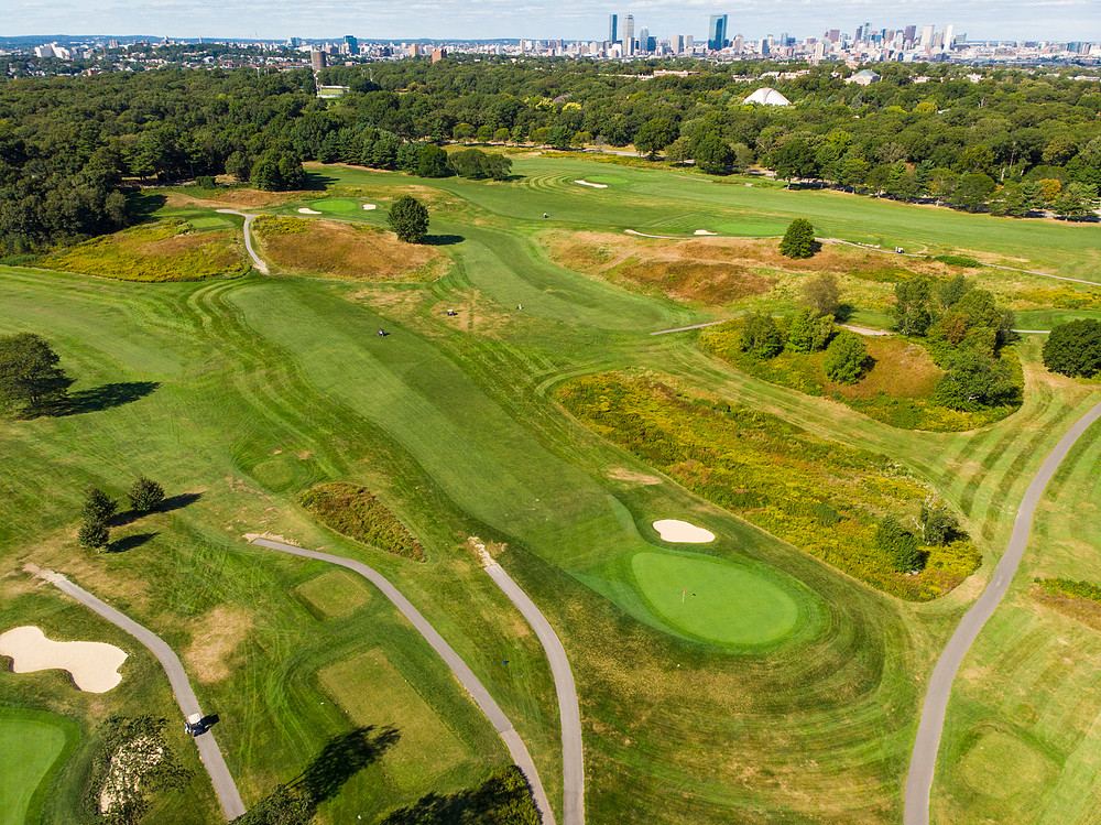 Devine Memorial Golf Course aerial view