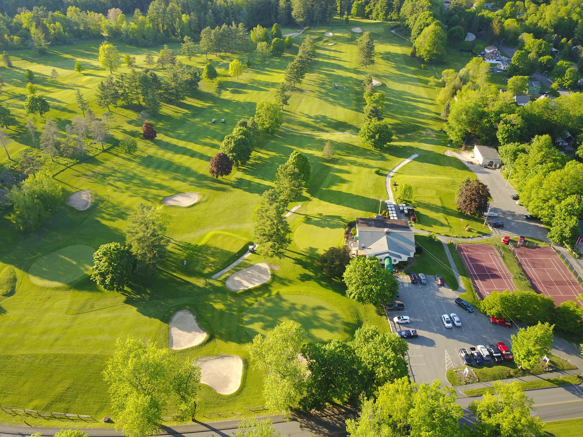 Greenock Country Club aerial view