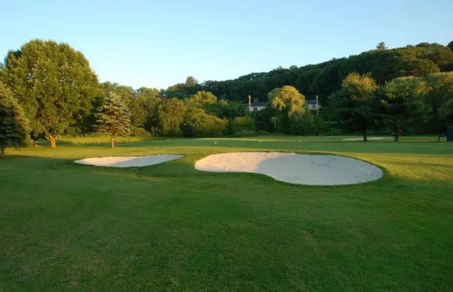 Tekoa CC bunkers with Berkshire foothills