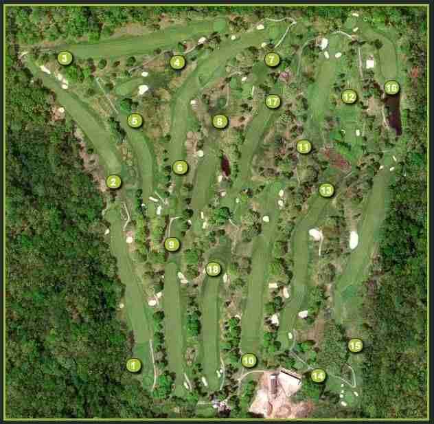 Triggs Memorial course map