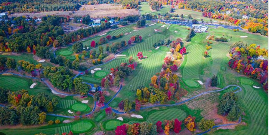 Wachusett Country Club aerial view